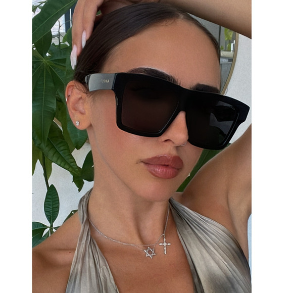 NEW Gucci GG0962S Black Flat Top Unisex Sunglasses